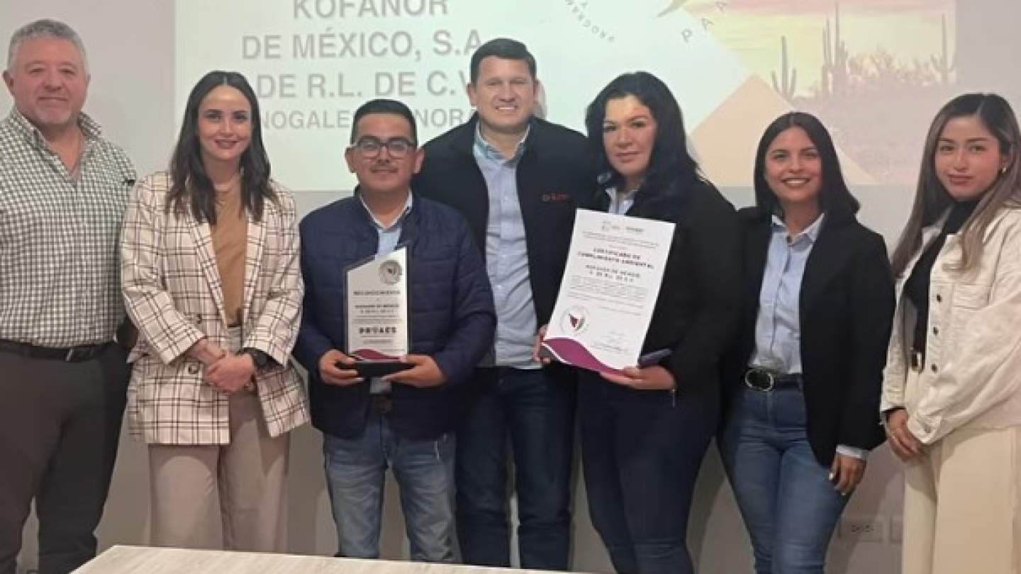Certificado de Cumplimiento Ambiental a la empresa KOFANOR DE MÉXICO