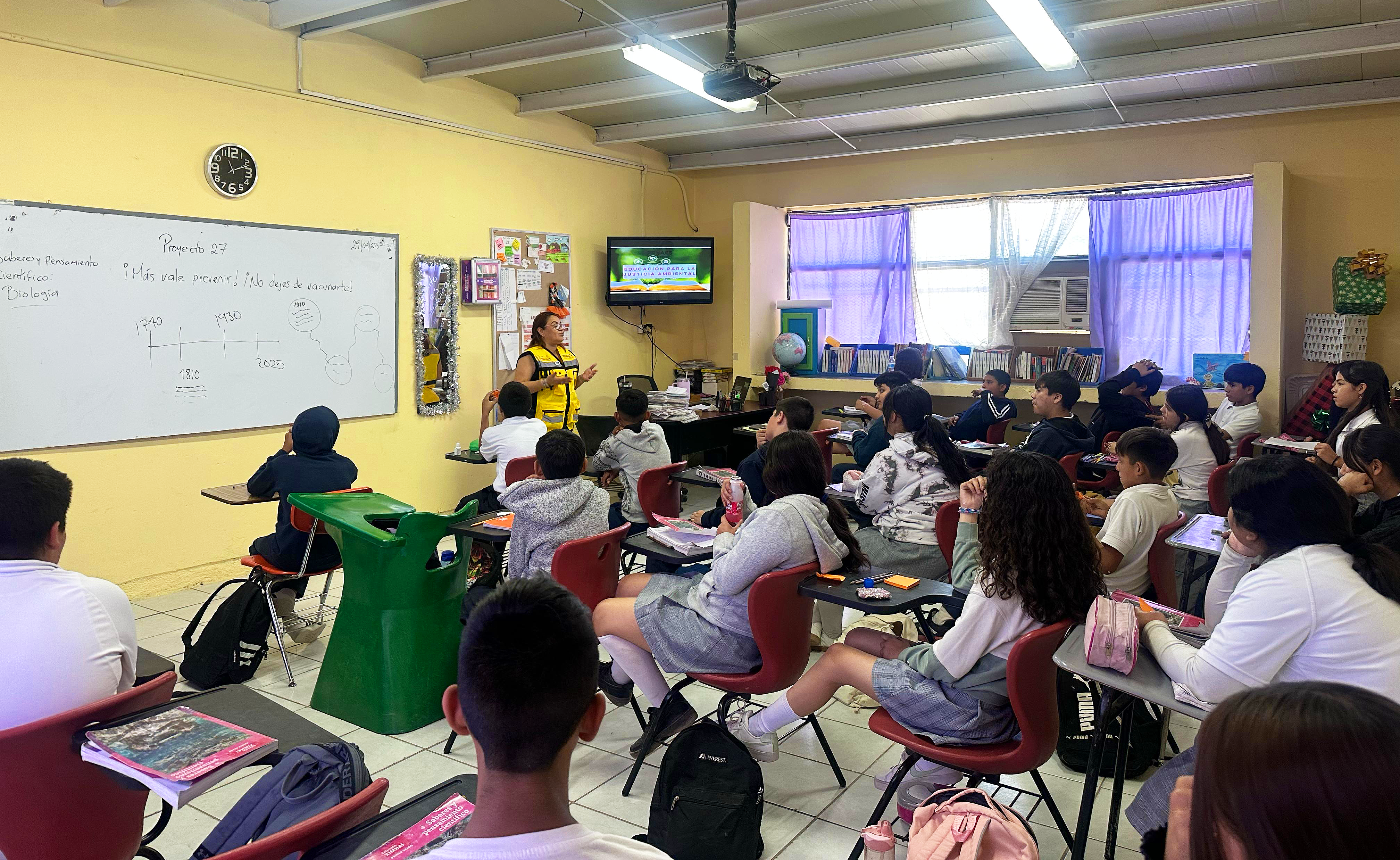 Promoviendo la educación para la justicia ambiental en escuelas de zonas periurbanas de Hermosillo 